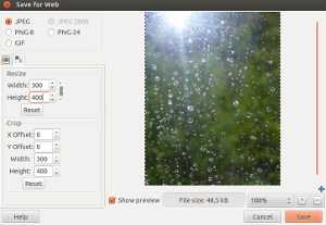 Bilder Mit Der Gimp Erweiterung Save For Web Fur Websites Optimieren
