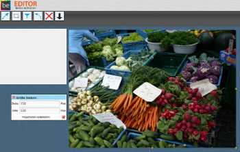Bildgröße im BE-Editor ändern